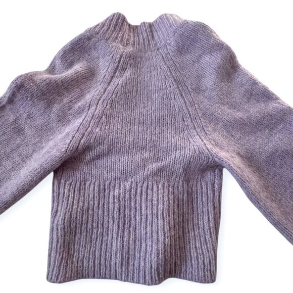 ROTATE BIRGER CHRISTENSEN Rosemary Wool Cardigan With Buttons‎ In Purple - Picture 10 of 16